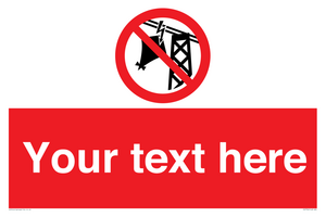 PV7734: Custom prohibition do not fly kites near overhead electrical power lines