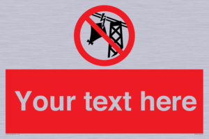 PV7734: Custom prohibition do not fly kites near overhead electrical power lines