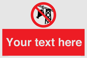 PV7734: Custom prohibition do not fly kites near overhead electrical power lines