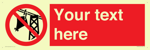 PV7734: Custom prohibition do not fly kites near overhead electrical power lines