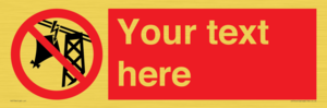 PV7734: Custom prohibition do not fly kites near overhead electrical power lines
