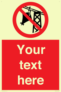 PV7734: Custom prohibition do not fly kites near overhead electrical power lines
