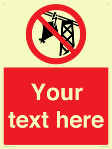 PV7734: Custom prohibition do not fly kites near overhead electrical power lines