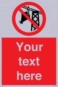PV7734: Custom prohibition do not fly kites near overhead electrical power lines
