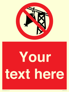 PV7734: Custom prohibition do not fly kites near overhead electrical power lines