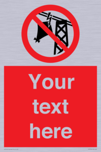 PV7734: Custom prohibition do not fly kites near overhead electrical power lines