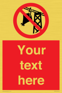 PV7734: Custom prohibition do not fly kites near overhead electrical power lines