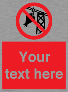 PV7734: Custom prohibition do not fly kites near overhead electrical power lines
