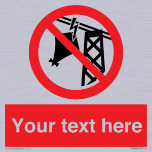 PV7734: Custom prohibition do not fly kites near overhead electrical power lines