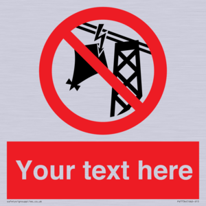 PV7734: Custom prohibition do not fly kites near overhead electrical power lines