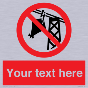 PV7734: Custom prohibition do not fly kites near overhead electrical power lines