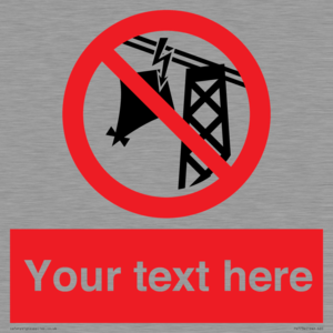 PV7734: Custom prohibition do not fly kites near overhead electrical power lines