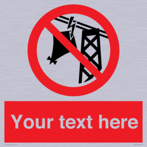 PV7734: Custom prohibition do not fly kites near overhead electrical power lines