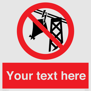 PV7734: Custom prohibition do not fly kites near overhead electrical power lines