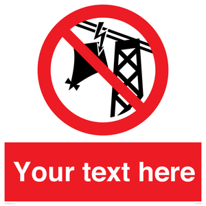PV7734: Custom prohibition do not fly kites near overhead electrical power lines