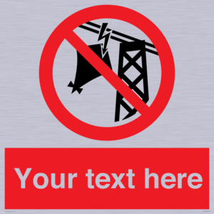 PV7734: Custom prohibition do not fly kites near overhead electrical power lines
