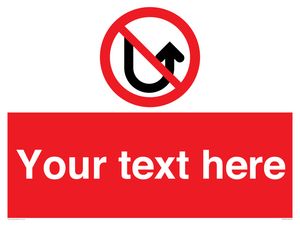 PV7743: Custom prohibition No u turns