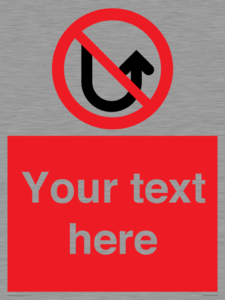 PV7743: Custom prohibition No u turns