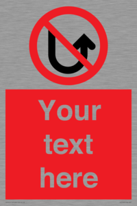 PV7743: Custom prohibition No u turns