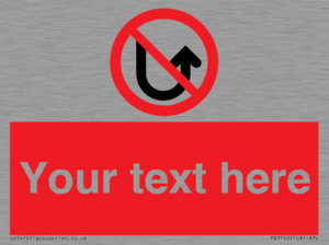 PV7743: Custom prohibition No u turns