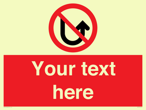 PV7743: Custom prohibition No u turns