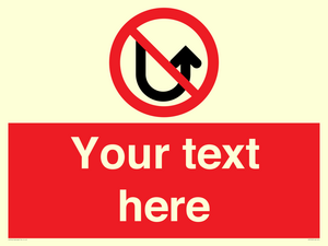 PV7743: Custom prohibition No u turns