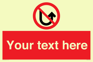 PV7743: Custom prohibition No u turns