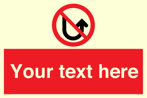 PV7743: Custom prohibition No u turns