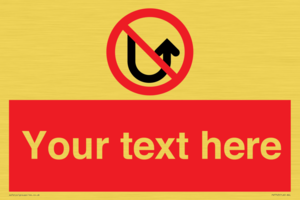 PV7743: Custom prohibition No u turns