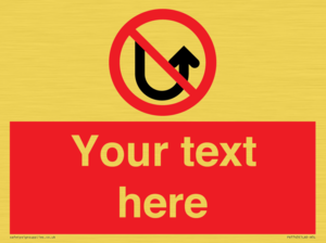 PV7743: Custom prohibition No u turns