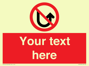 PV7743: Custom prohibition No u turns