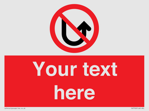 PV7743: Custom prohibition No u turns