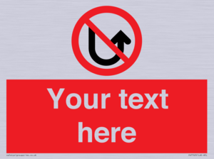 PV7743: Custom prohibition No u turns