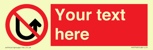 PV7743: Custom prohibition No u turns