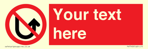 PV7743: Custom prohibition No u turns