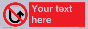 PV7743: Custom prohibition No u turns