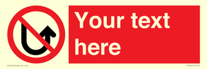 PV7743: Custom prohibition No u turns