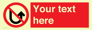 PV7743: Custom prohibition No u turns
