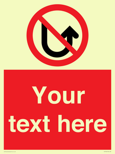 PV7743: Custom prohibition No u turns