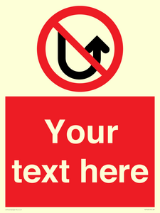 PV7743: Custom prohibition No u turns