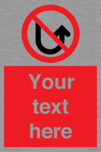 PV7743: Custom prohibition No u turns