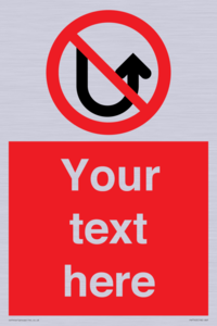 PV7743: Custom prohibition No u turns