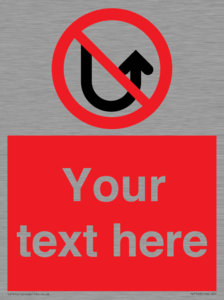PV7743: Custom prohibition No u turns