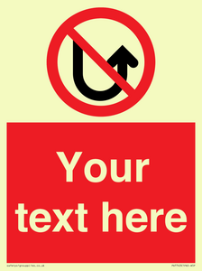 PV7743: Custom prohibition No u turns