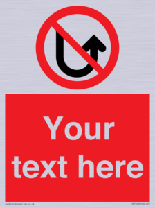 PV7743: Custom prohibition No u turns