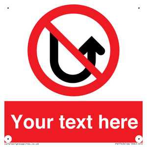 PV7743: Custom prohibition No u turns