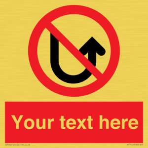 PV7743: Custom prohibition No u turns