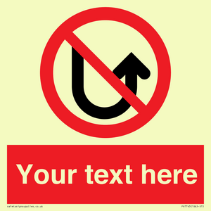 PV7743: Custom prohibition No u turns