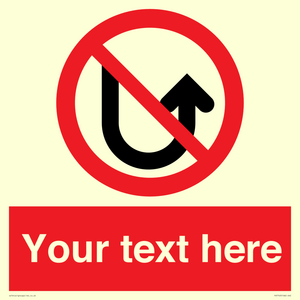 PV7743: Custom prohibition No u turns