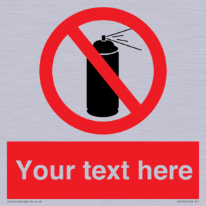 PV7744: Custom prohibition no aerosol